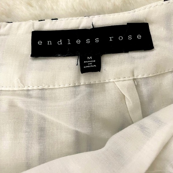 Endless Rose Striped Pencil Skirt with Button Detail - Picture 3 of 6